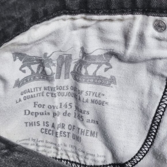 Levi's 512 jeans men's size W36 L30 medium washed grey slim taper - Picture 6 of 14